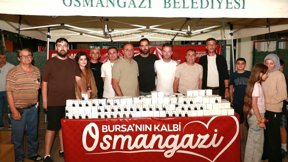 Osmangazi Belediyesinden Mevlit Kandilinde geleneksel ikram