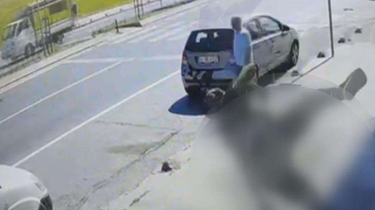 Sultangazi'de işçinin 3'üncü kattan düştüğü anlar kamerada