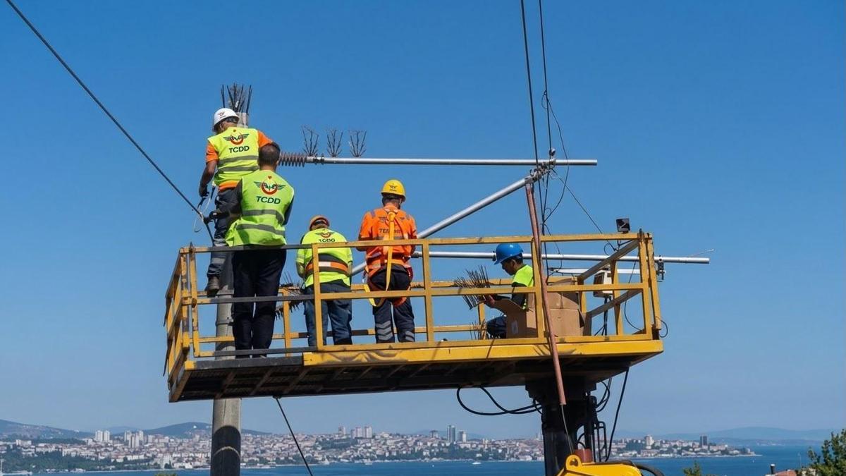 153 yıllık demiryolunda elektrik hatlarına Leylekkonmaz tedbiri