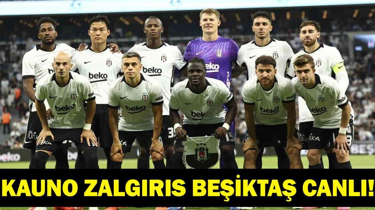 KAUNO ZALGIRIS BEŞİKTAŞ MAÇI CANLI İZLE: UEFA Avrupa Ligi Kauno Zalgiris Beşiktaş Rövanş Maçı Nereden İzlenir, Şifresiz Mi? Avrupa Ligi'ne Son Bir Adım! İşte Canlı Maç Yayını...