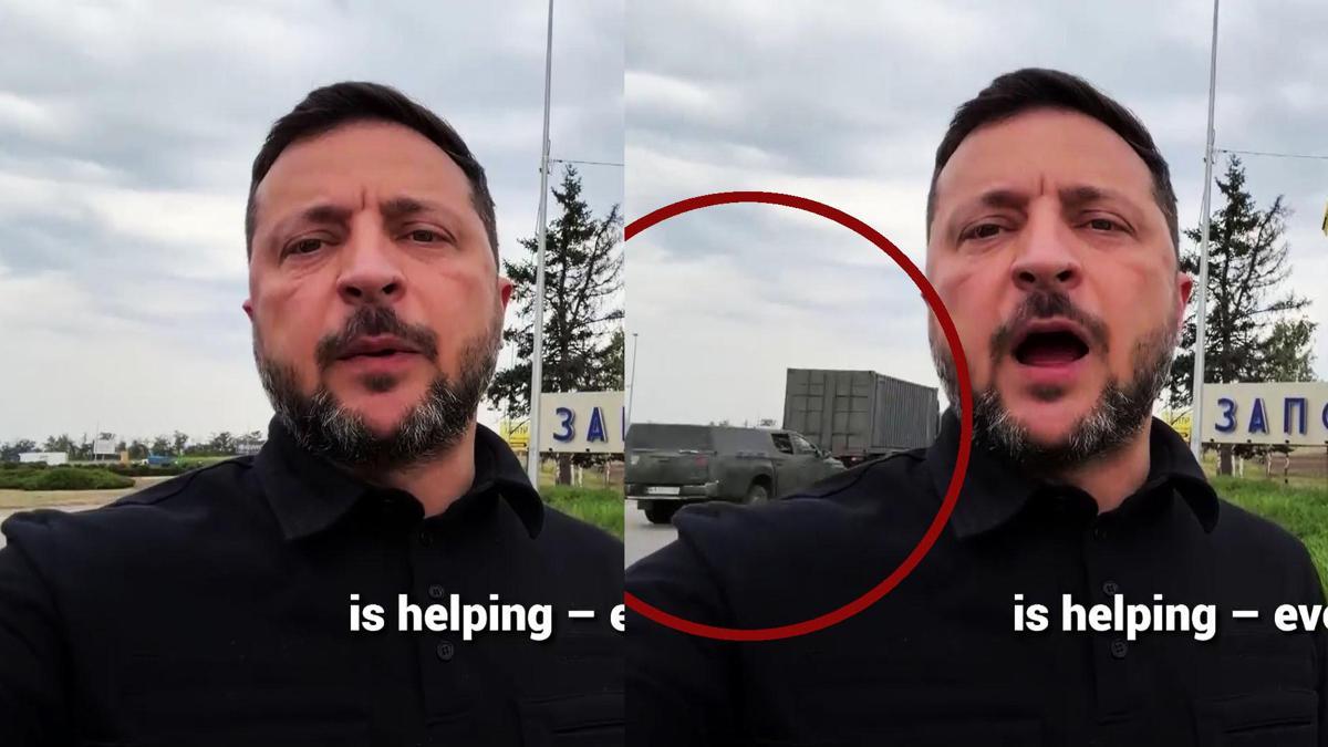Zelenski'nin videosu gerçek mi? Araçlar bir anda ortaya çıktı