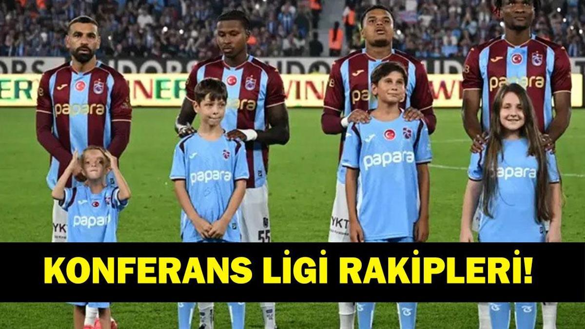 KONFERANS LİGİ'NDE TRABZONSPOR'UN RAKİPLERİ BELLİ OLDU! Bordo-Mavililerin Avrupa Mesaisi Başlıyor