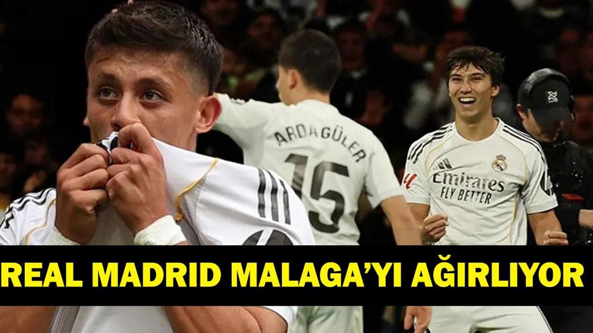 REAL MADRİD MALAGA MAÇI CANLI İZLE: La Liga Real Madrid Malaga Maçı Hangi Kanalda, Saat Kaçta? Arda Güler İlk 11'de Mi? İşte Maç Kadrosu...