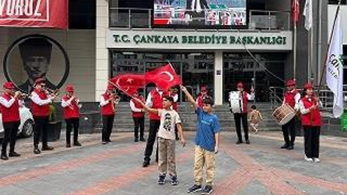 Çankaya'da 30 Ağustos Zafer Bayramı coşkuyla kutlandı