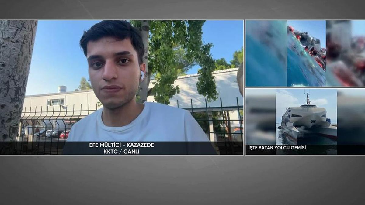 Batan gemiden kurtulan Efe CNN TÜRKe konuştu: Gondol gibiydi