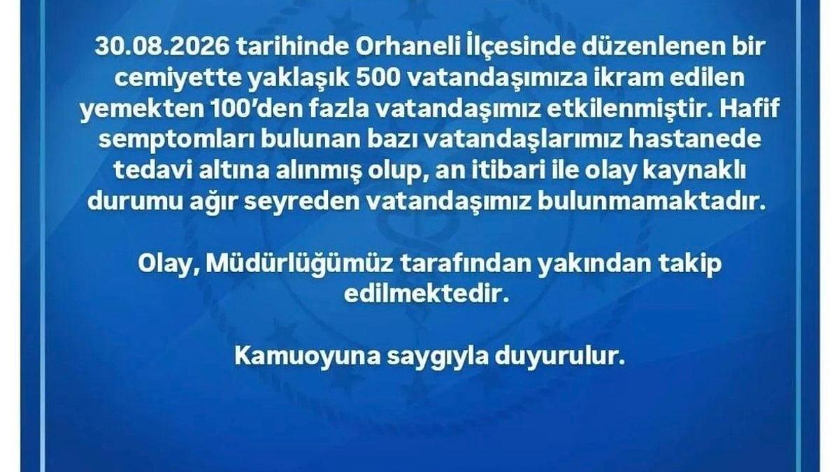 Bursa'da düğün yemeği ardından 100den fazla kişi hastaneye kaldırıldı (2) - Harmancık Haber