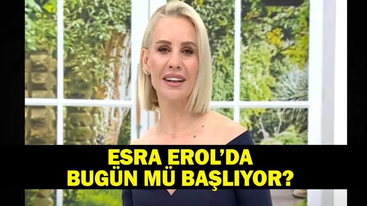 ATV ESRA EROL'DA BUGÜN MÜ BAŞLIYOR? Esra Erol'da Yeni Sezon Ne Zaman? 31 Ağustos ATV Yayın Akışı