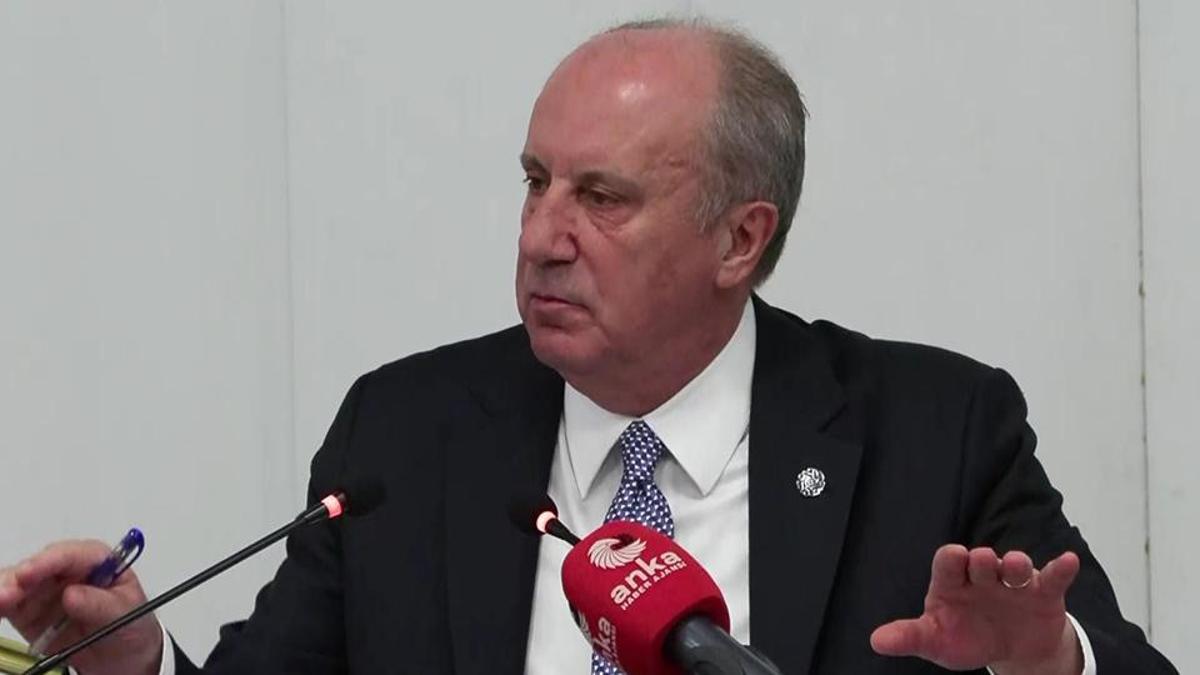 Muharrem İnce'den Yeni Partiye helal para mesajı