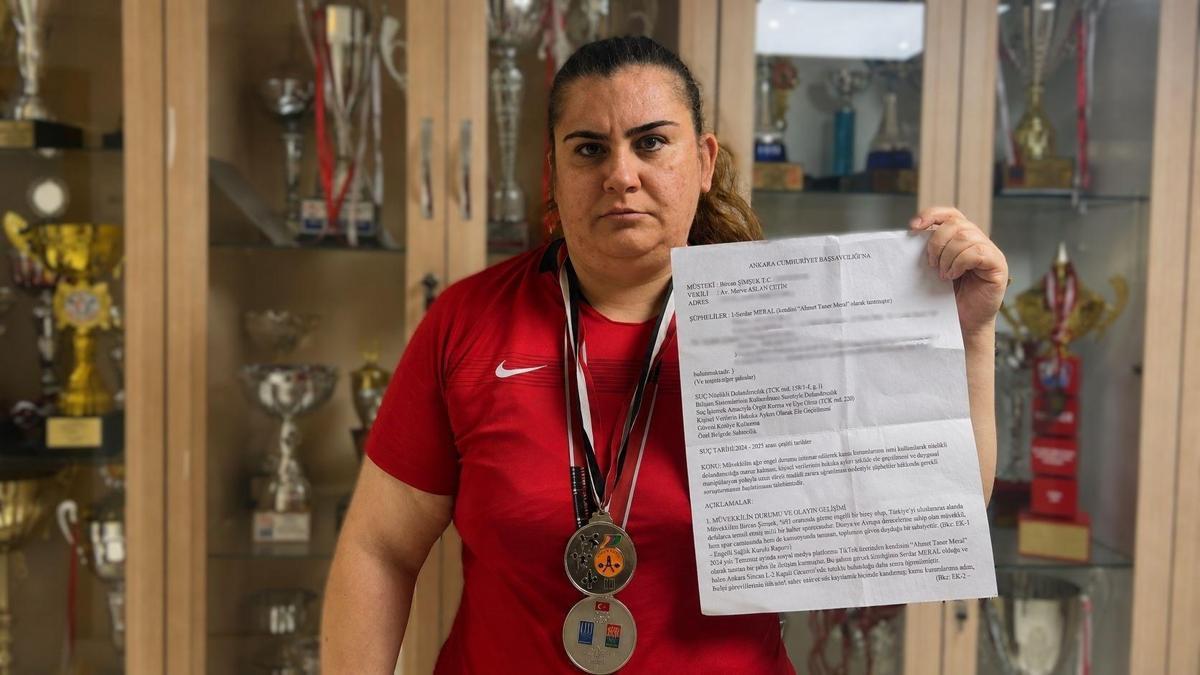 Görme engelli milli halterci 800 bin lira dolandırıldı