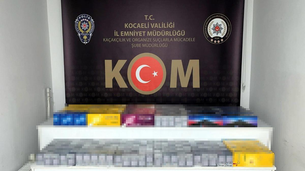 TEM'de kaçak sigara operasyonu: 2 gözaltı