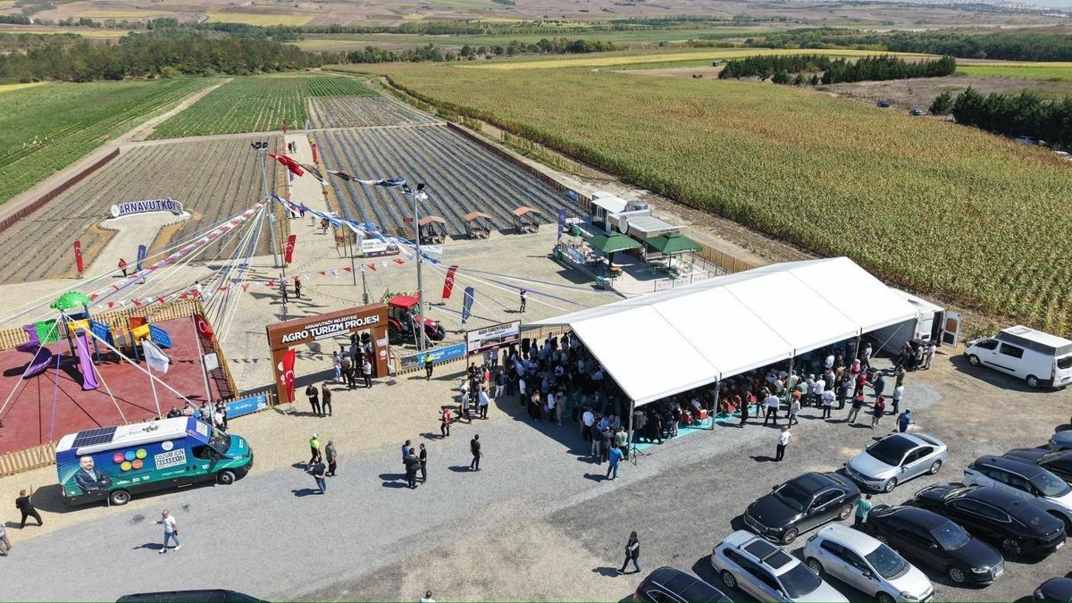 Arnavutköyde dalından sebze ve meyve toplama deneyimi başladı