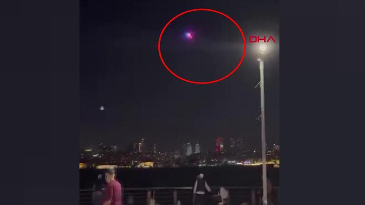 Üsküdar sahilde dronla alkol denetimi
