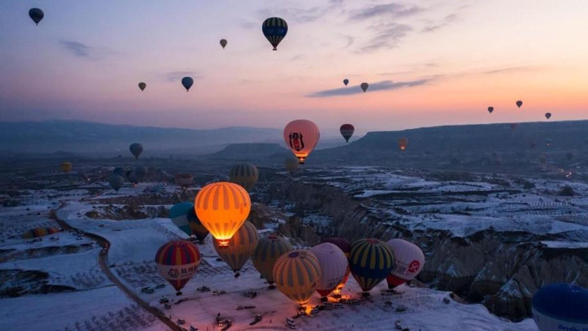 AVRUPANIN KIŞ ROTALARINDA ZİRVE KAPADOKYANIN