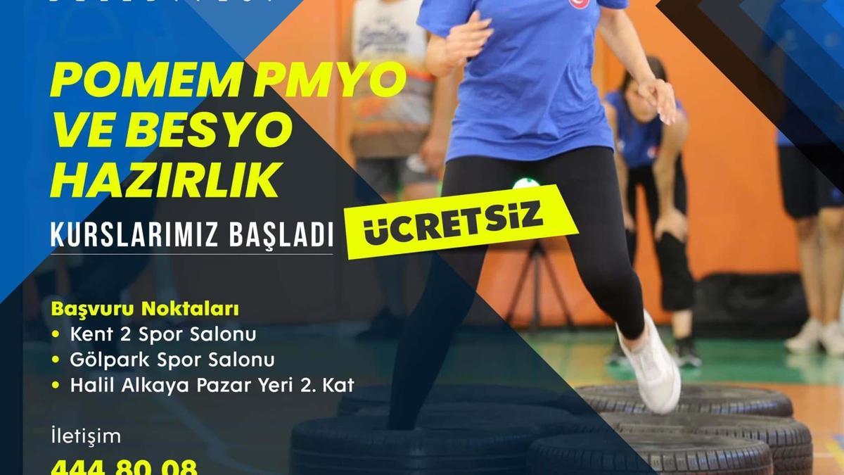 Menemen'de ücretsiz POMEM ve BESYO kursu