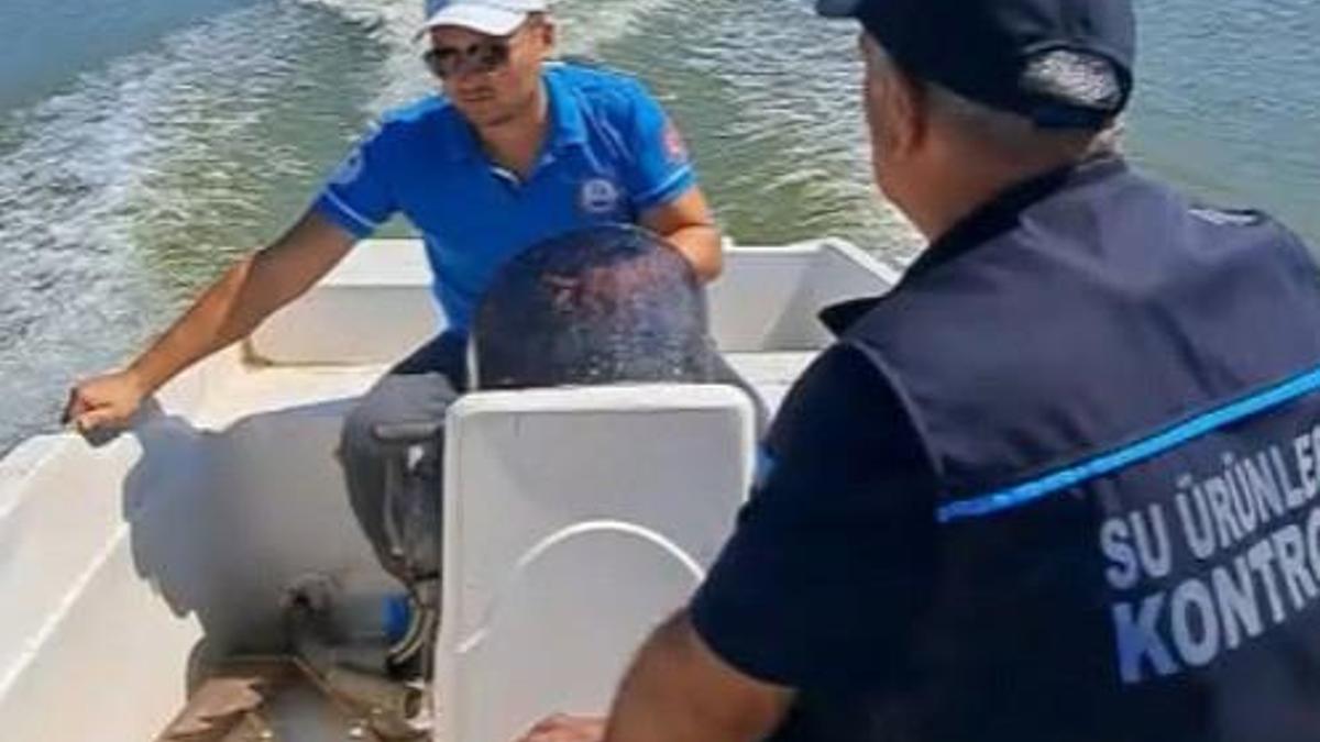 6 şamandıra ile 200 metrelik parakete düzeneğine el konuldu