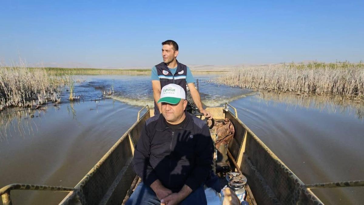 Karamık Gölü'nde su ürünleri denetimi