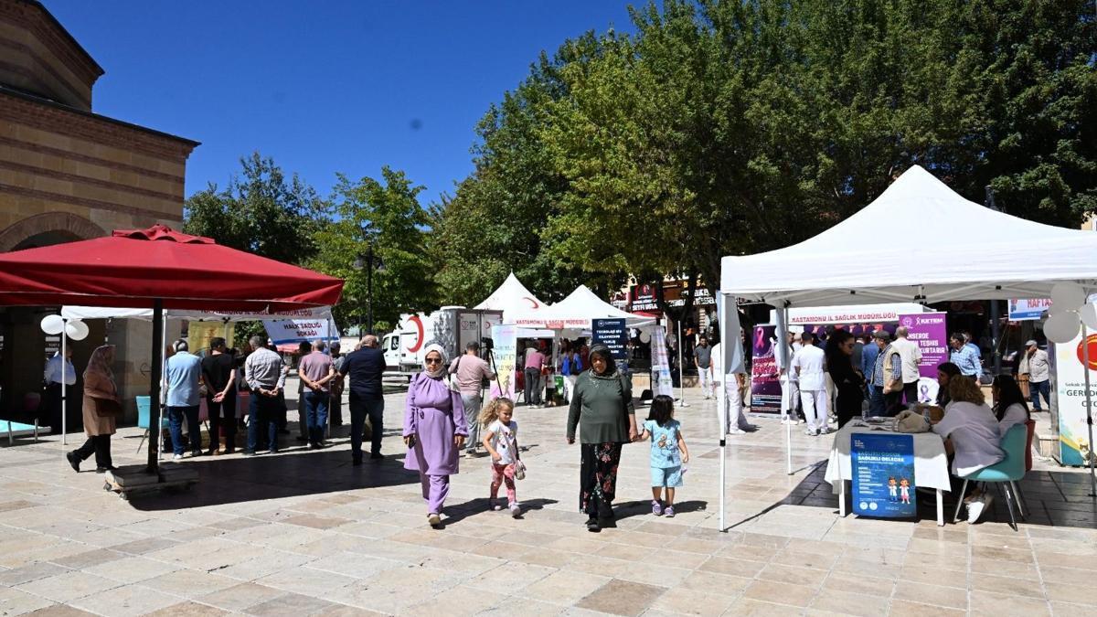 Kastamonu'da Halk Sağlığı Sokağı kuruldu