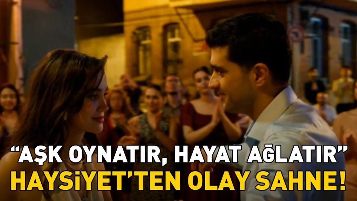Doğukan Güngör ve Merih Öztürk'lü Haysiyet'in ilk bölümden sahne yayınlandı! ''Aşk oynatır, hayat ağlatır...''