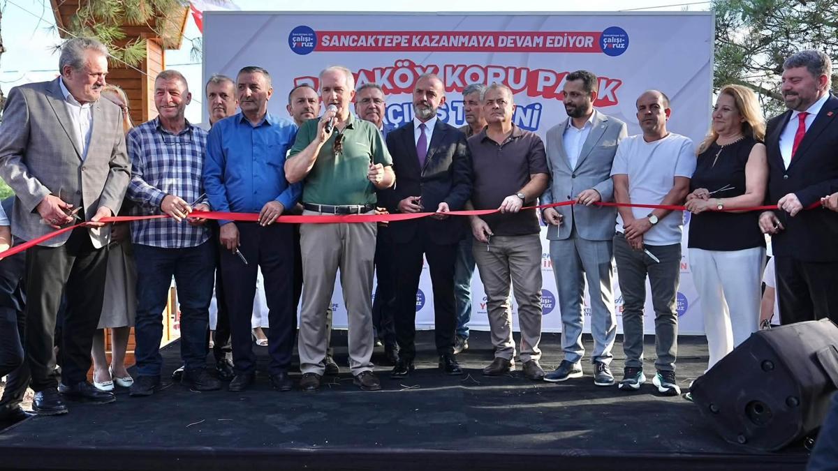 Sancaktepede Paşaköy Koru Parkı açıldı