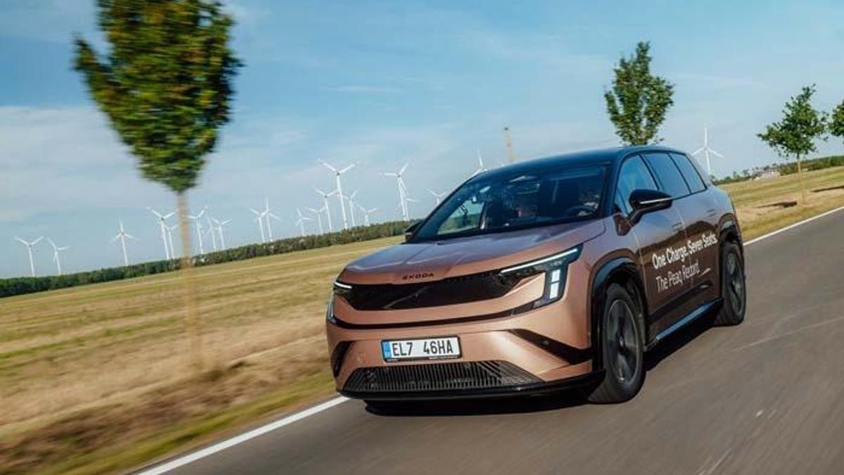Škoda Peaq Tek Şarjla 936 Km yaptı