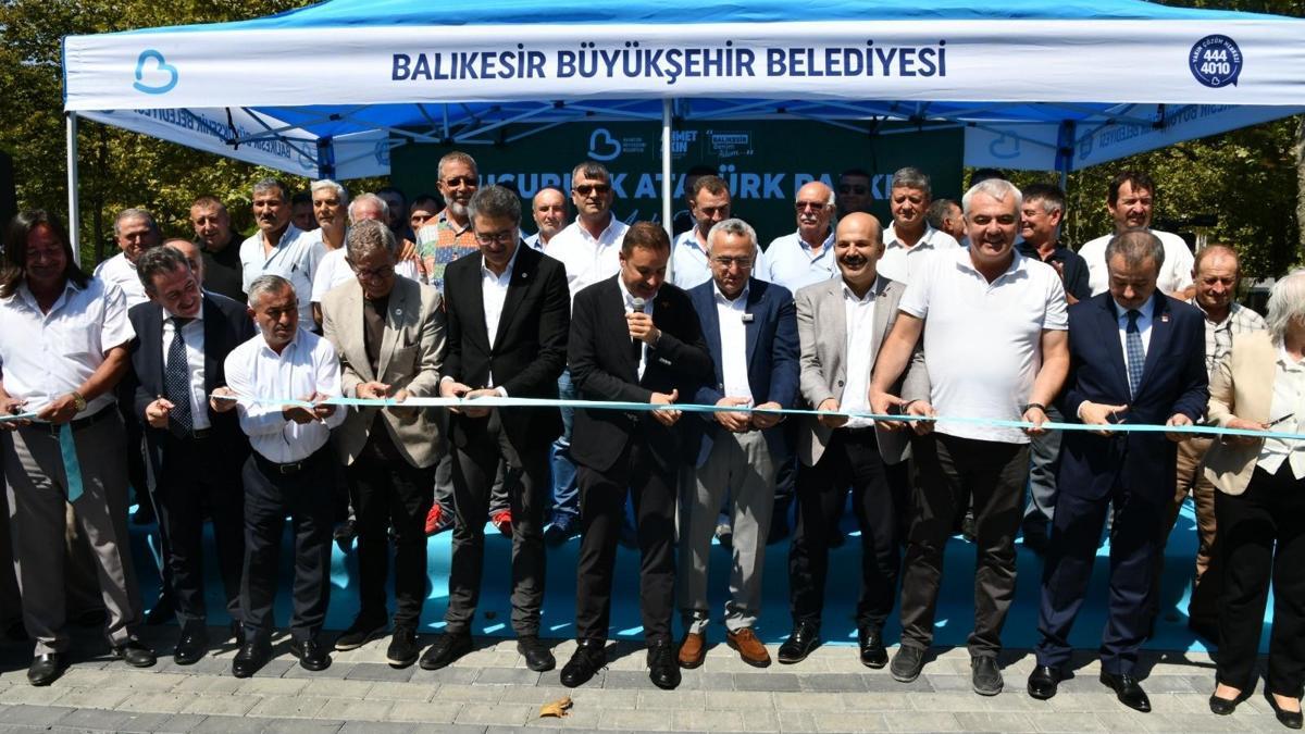 Susurluk Atatürk Parkı hizmete açıldı