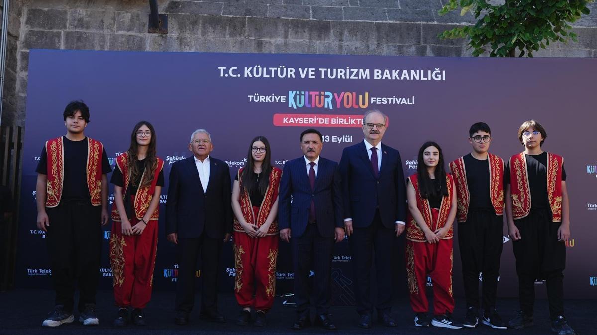 Kayseride Türkiye kültür yolu heyecanı başladı