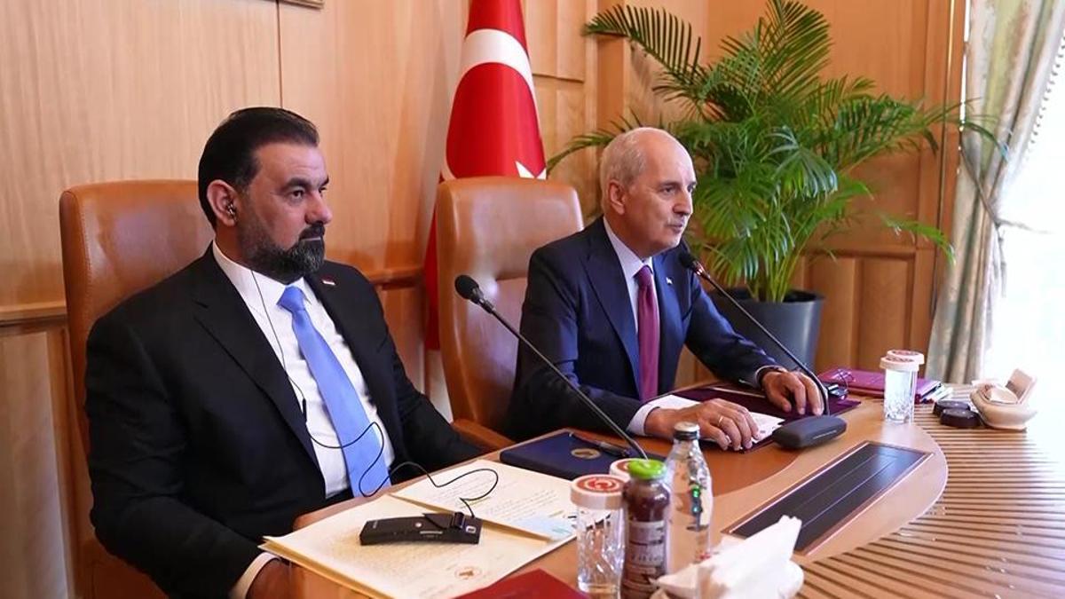 Kurtulmuş Iraklı mevkidaşını ağırladı haber görseli