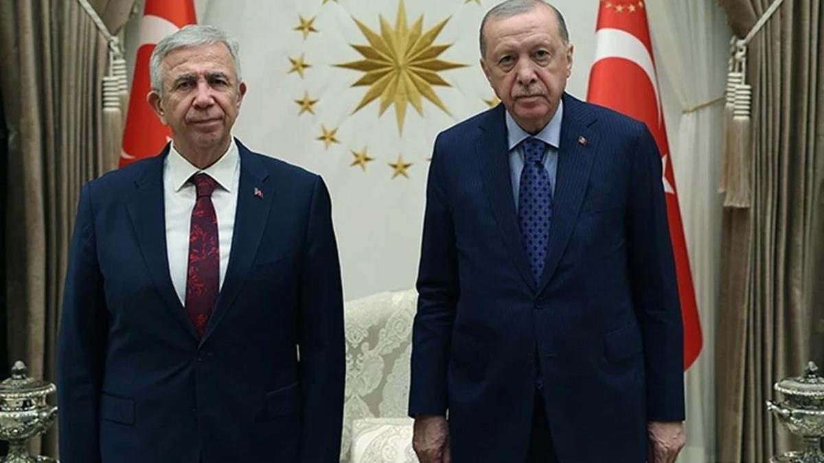 SON DAKİKA | Cumhurbaşkanı Erdoğan Mansur Yavaş'ı kabul etti