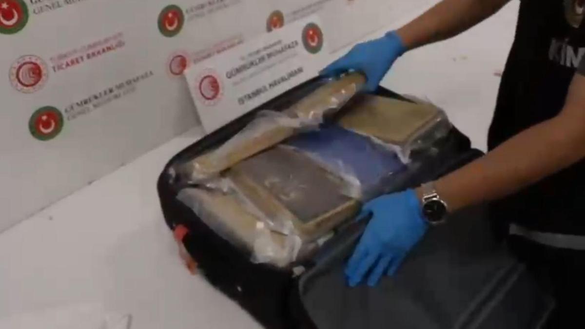 İstanbul Havalimanı'nda ele geçirildi! Piyasa değeri 206 milyon TL