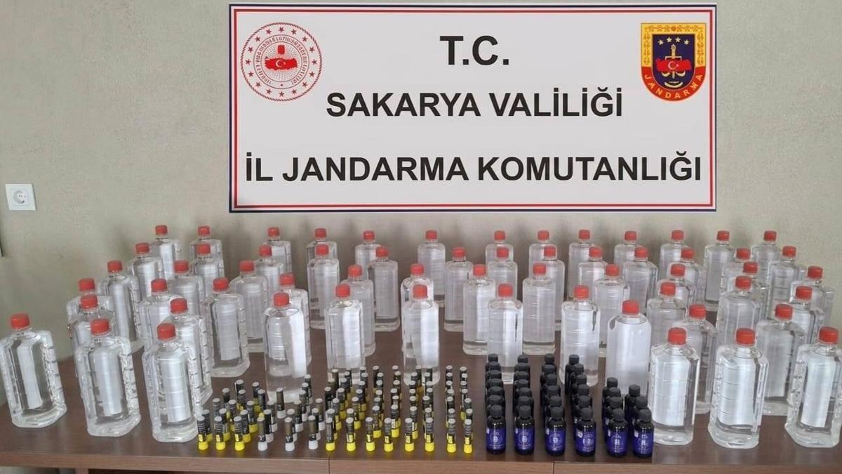 Sakarya'da sahte içki operasyonu: 5 gözaltı haber görseli