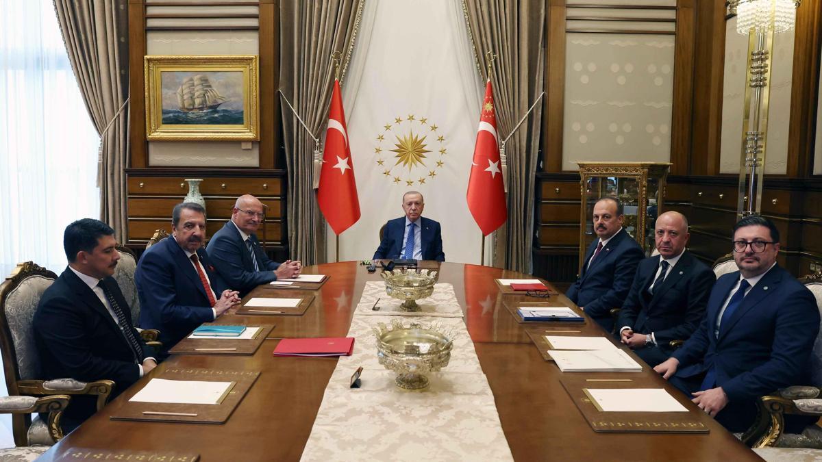 Cumhurbaşkanı Erdoğan, Ankara Valisi Canbolat'ı kabul etti
