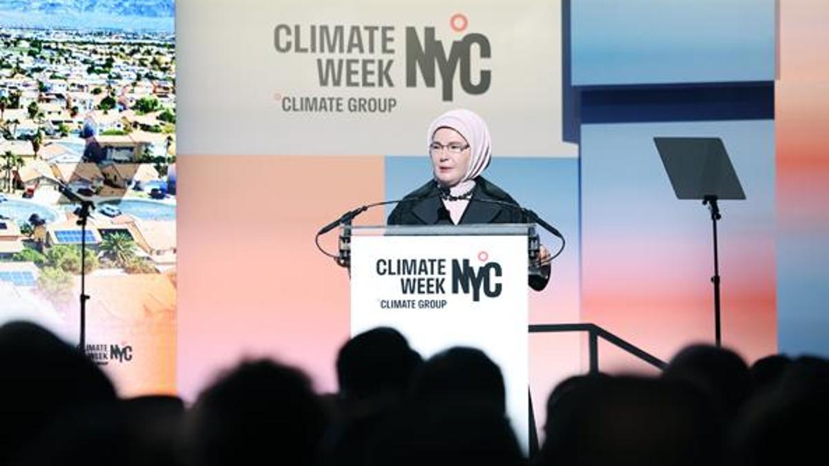 Emine Erdoğan, New York İklim Haftası açılışında konuştu - Son Dakika Dünya Haberleri CNN Türk