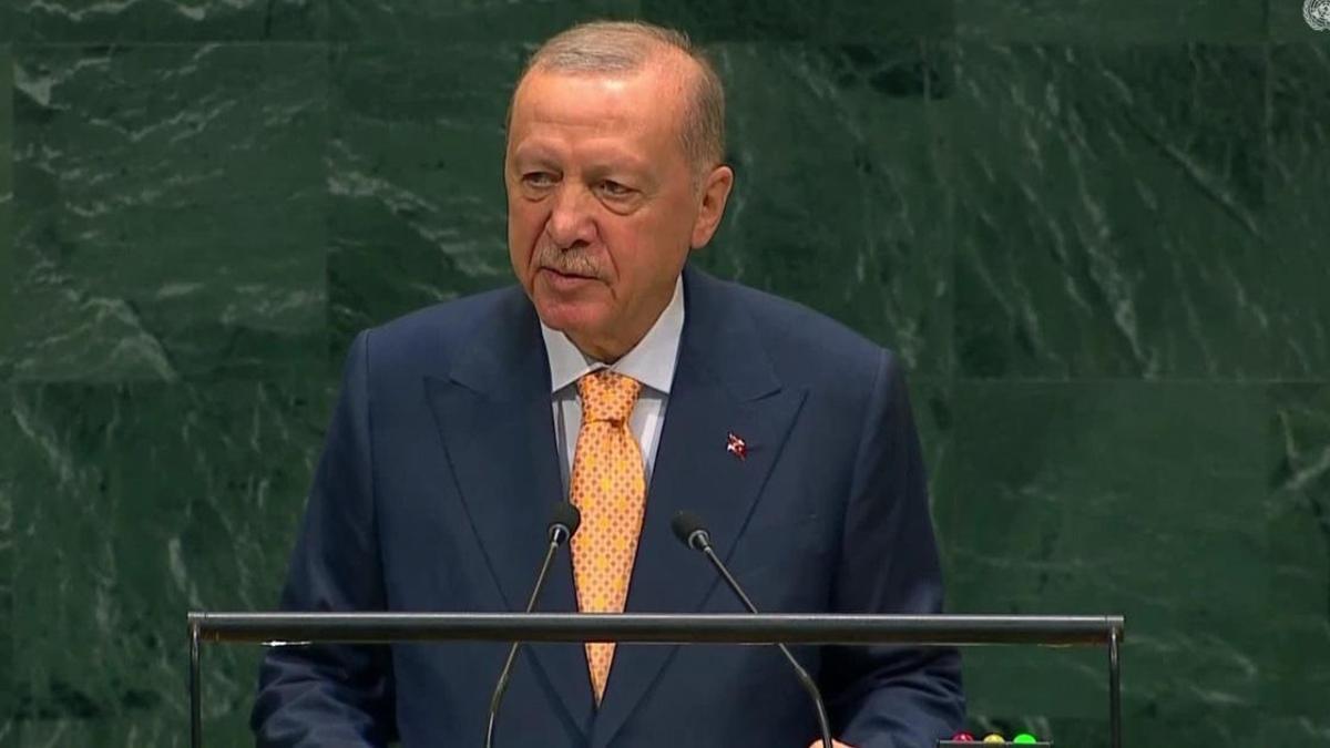 SON DAKİKA | Cumhurbaşkanı Erdoğan, BM Genel Kurulu'nda hitap ediyor