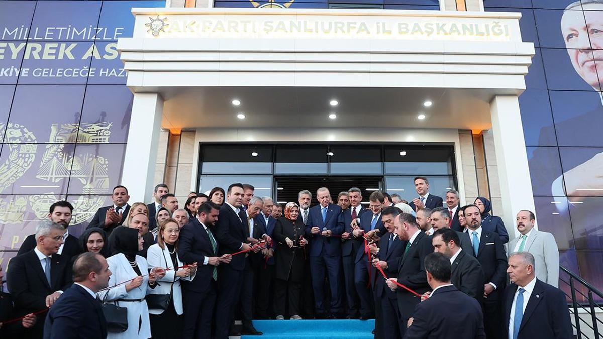 Erdoğan: Şanlıurfa'daki AK Parti İl Başkanlığı Açılışında Hizmet Siyaseti Güçlenecek