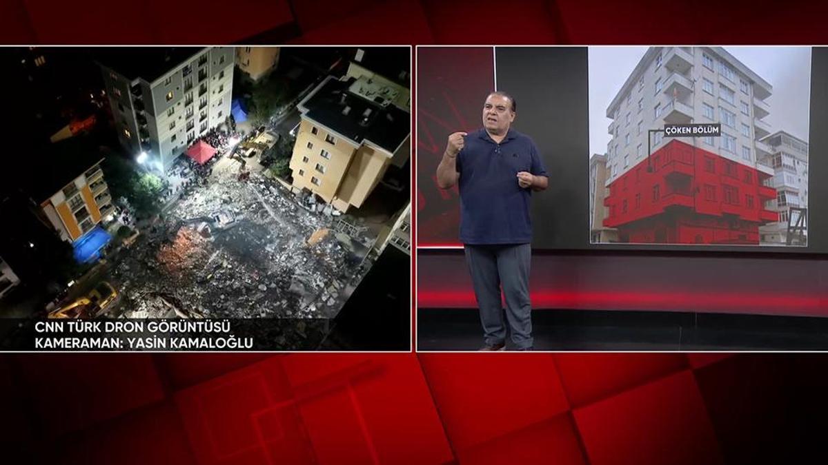 Maltepe’deki bina neden çöktü? Uzman isim CNN TÜRK’te değerlendirdi