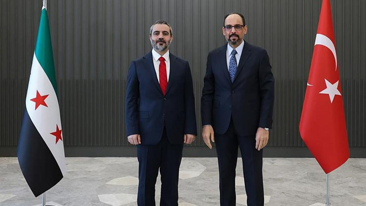 MİT Başkanı Kalın, Suriye Dışişleri Bakanı Şeybani ile Ankara'da görüştü