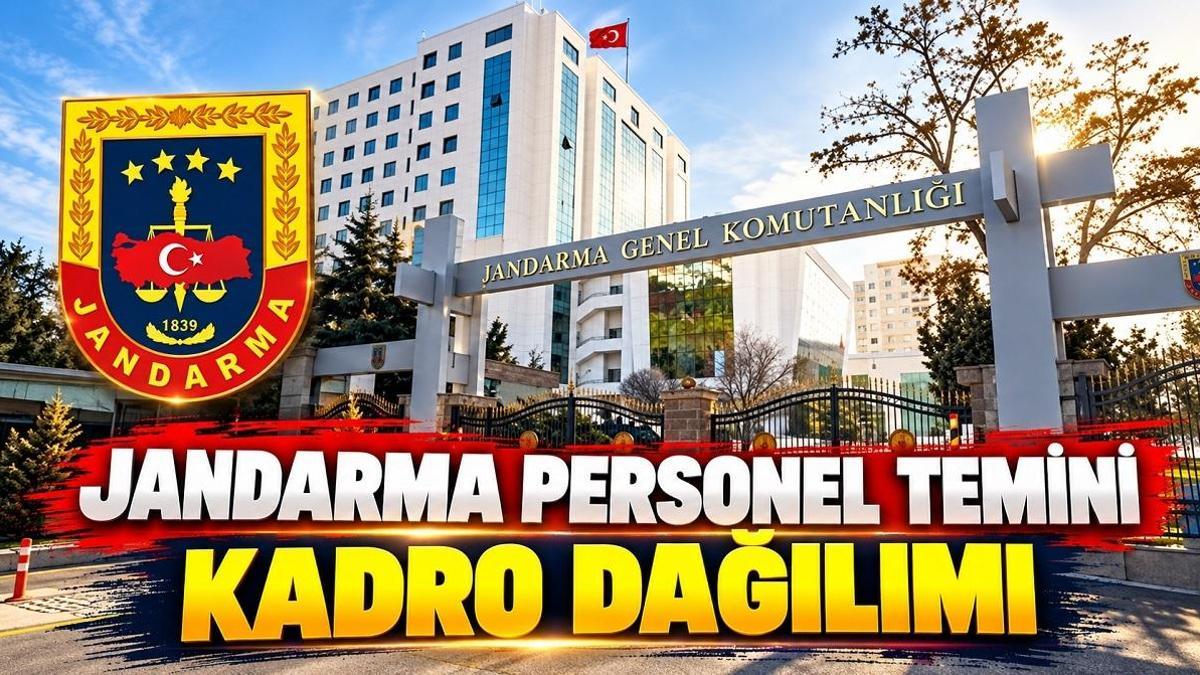 JANDARMA PERSONEL TEMİNİ KADRO DAĞILIMI 2026 | Jandarma subay alımı ne zaman, şartları neler?
