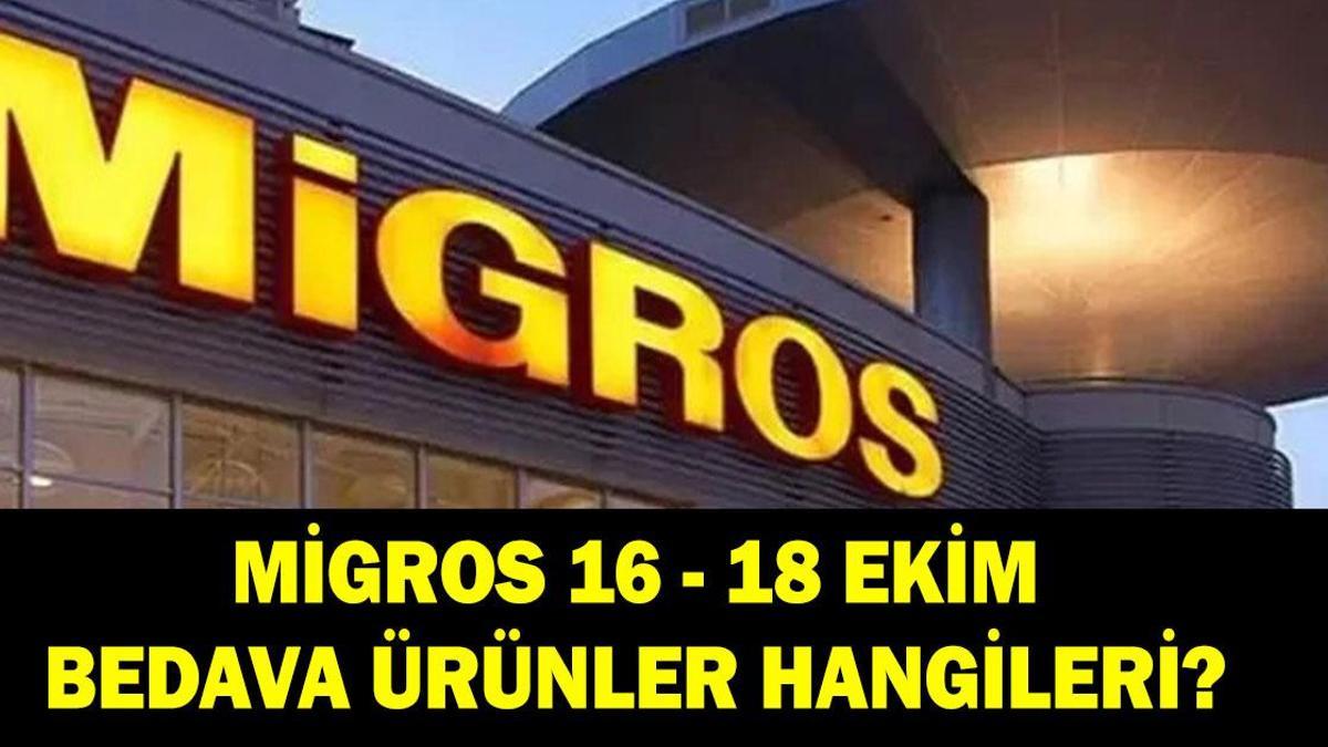 MİGROS 1 ALANA 1 BEDAVA 16 - 18 EKİM: Migros'ta hangi ürünler bedava? Kişisel bakım ve hijyen ürünleri...
