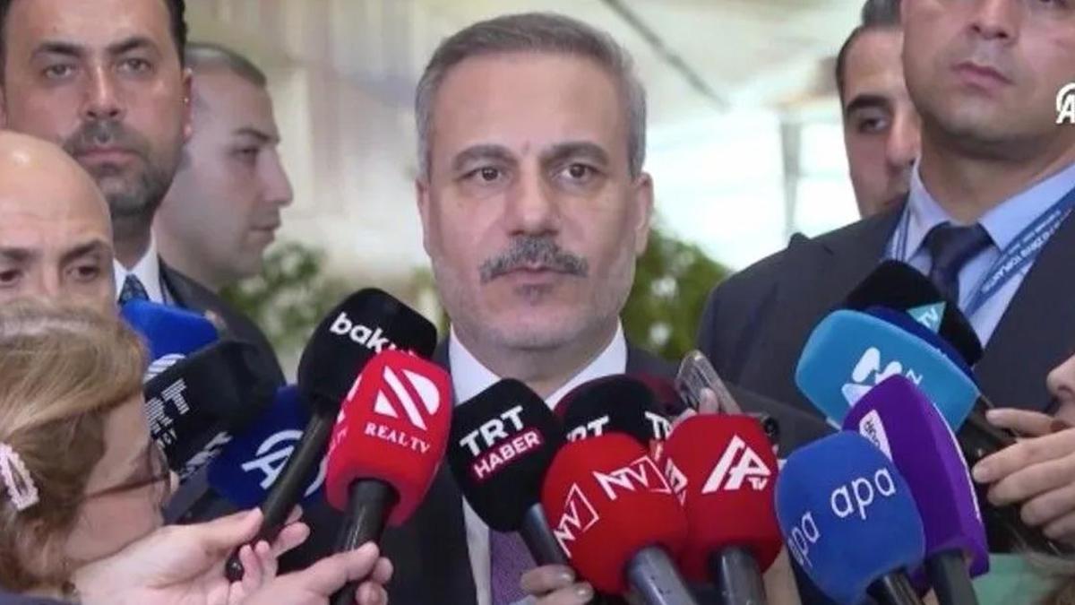 Bakan Fidan'dan Bakü'de Azerbaycan mesajı: "Sorunlarımızı medeni şekilde konuşuruz"