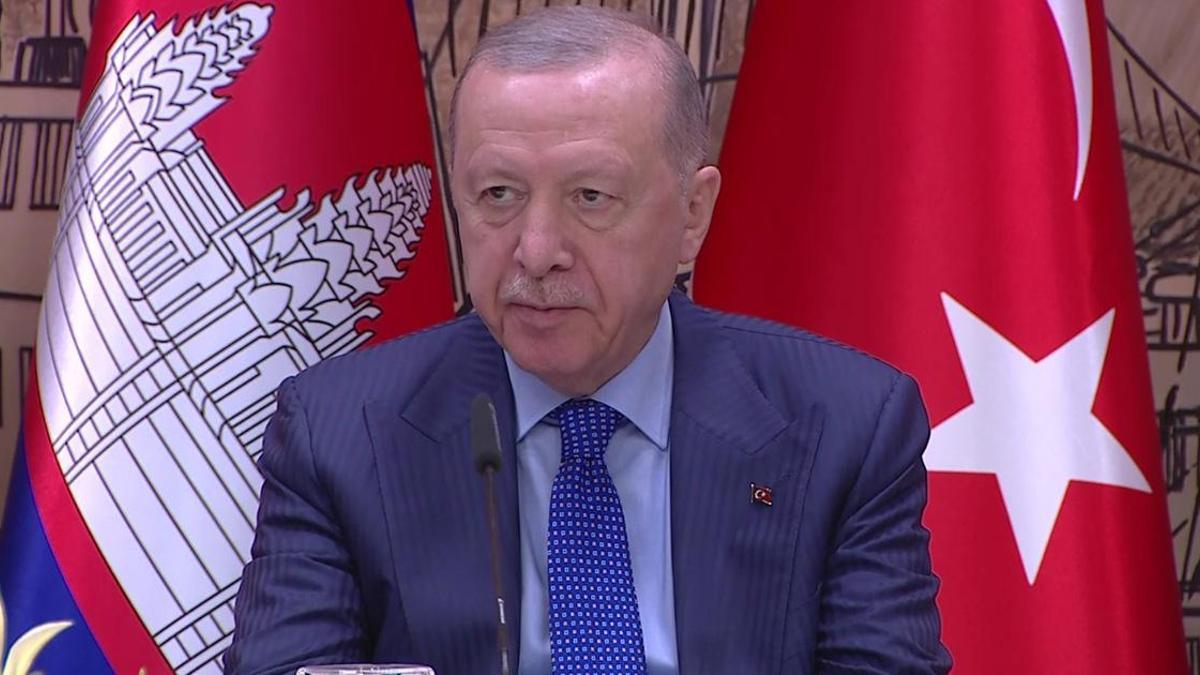 SON DAKİKA | Kamboçya Başbakanı Hun Manet ile ortak basın toplantısı | Erdoğan'dan önemli açıklamalar...