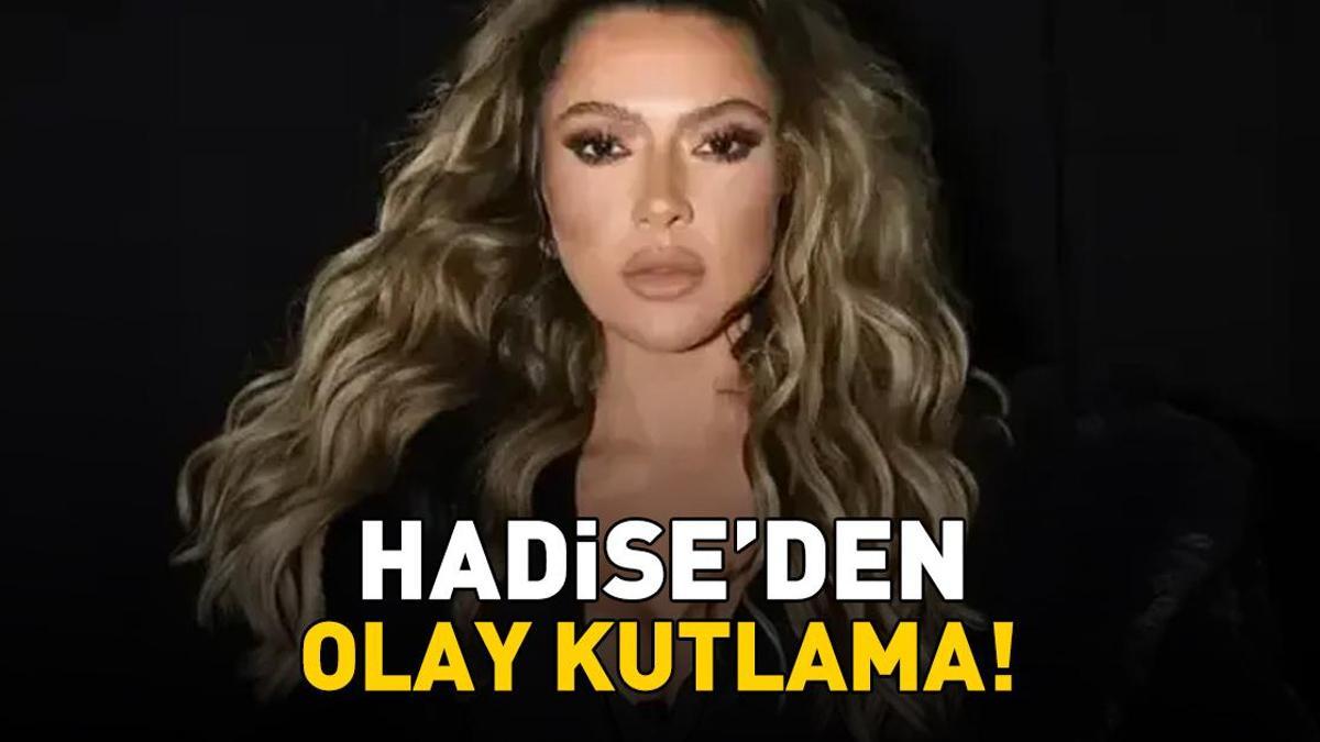 'Ara Beni' 100 milyon izlenmeyi geçti! Hadise'den olay kutlama