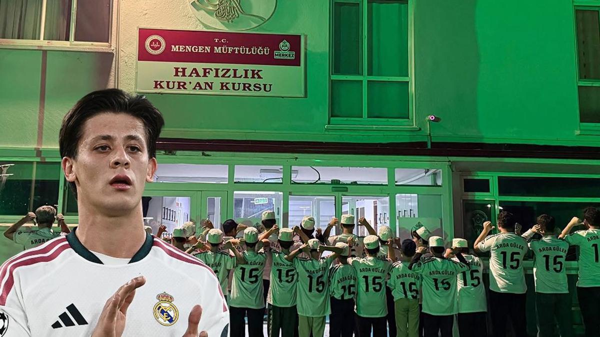 Arda Güler’den hafızlık öğrencilerine imzalı forma jesti