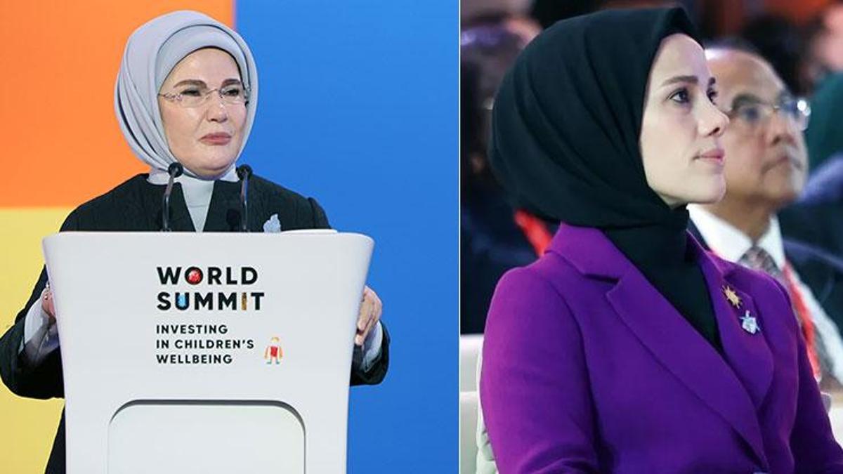 Emine Erdoğan ve Esra Albayrak'tan Özbekistan'da açıklamalar: Çocuklar bizim en önemli meselemiz