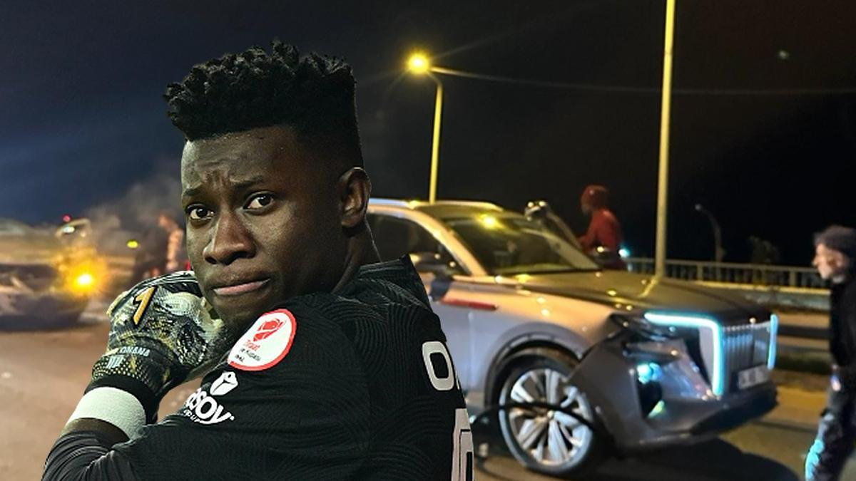 Trabzonspor'da Onana, Hearts maçı sonrası trafik kazası geçirdi