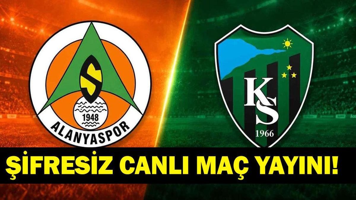 ALANYASPOR KOCAELİSPOR CANLI İZLE ŞİFRESİZ| Corendon Alanyaspor - Kocaelispor Maçı Hangi Kanalda, Ne Zaman, Saat Kaçta? Muhtemel 11'ler