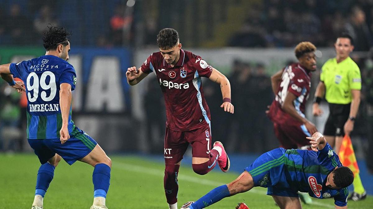 Karadeniz derbisinde gol yağmuru! Çaykur Rizespor – Trabzonspor