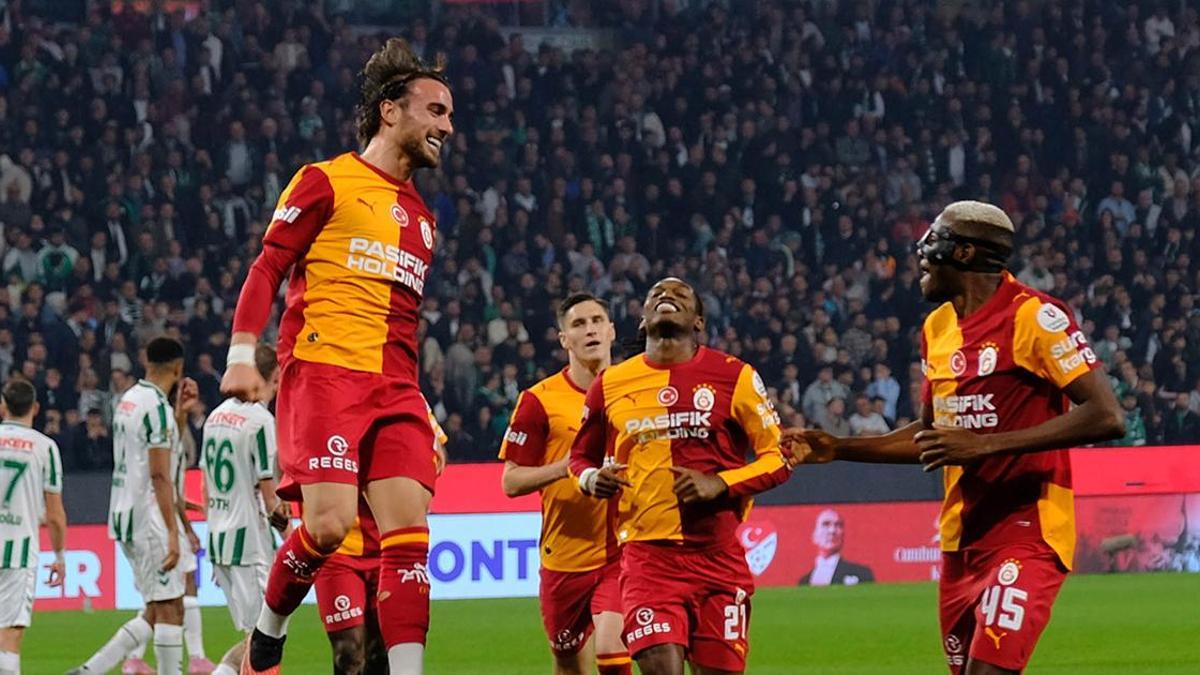 Konyaspor 0-4 Galatasaray Maç Özeti | Aslan, deplasmanda farklı kazandı