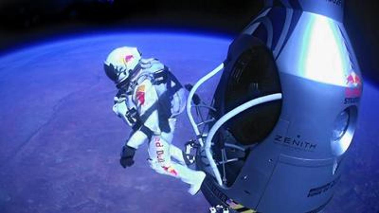 Felix Baumgartner yarım dakika süpersonik olmuş