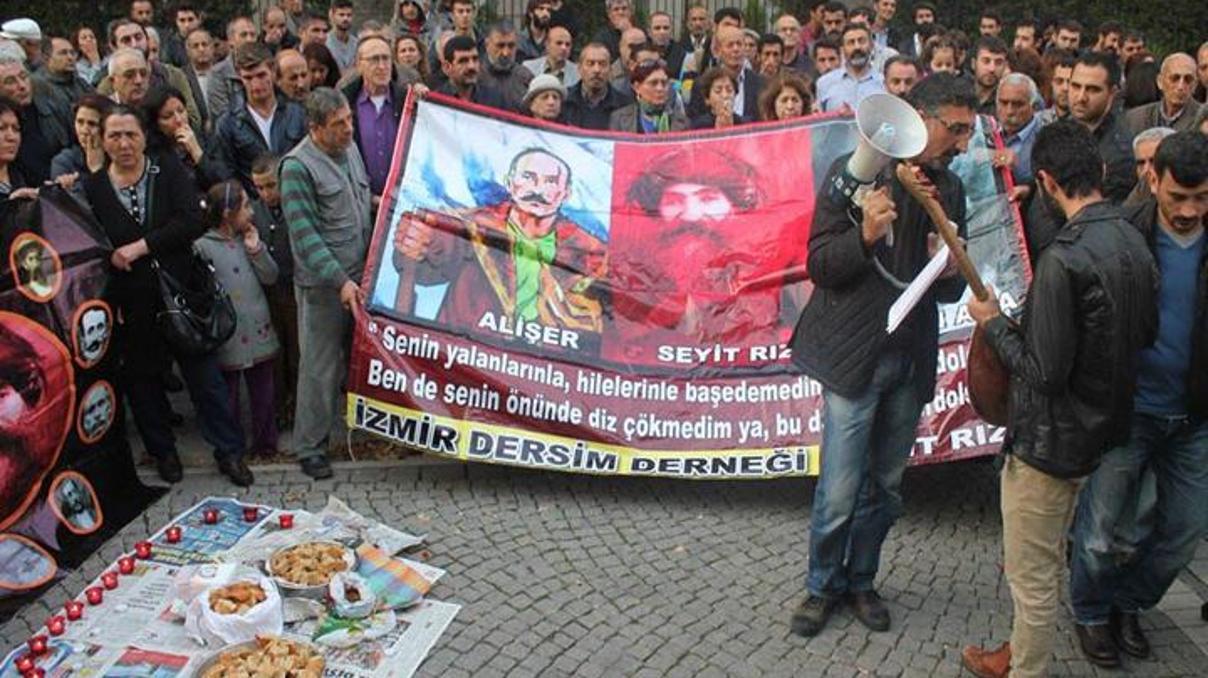 İzmirde de 150 kişi Syit Rızayı andı İzmirde de 150 kişi Syit Rızayı andı