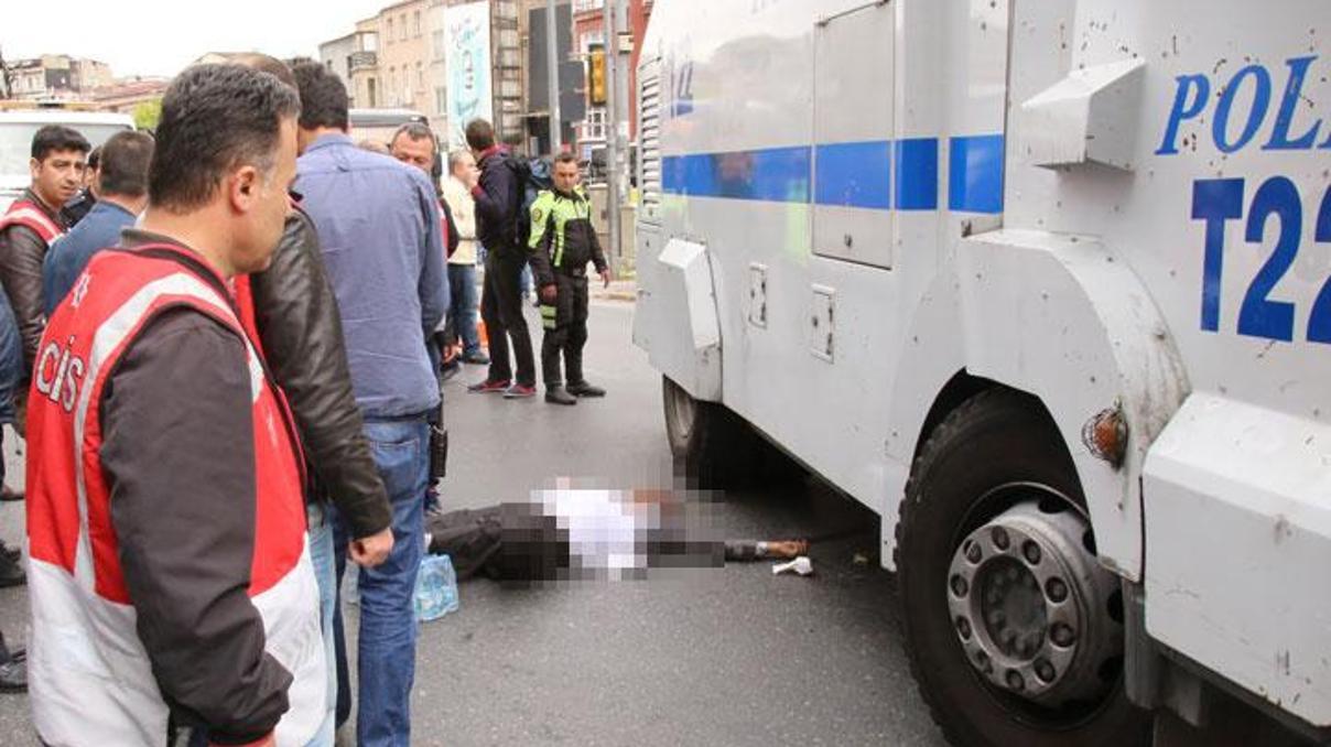 Tarlabaşında TOMAnın çarptığı bir kişi hayatını kaybetti Tarlabaşında TOMAnın çarptığı bir kişi hayatını kaybetti